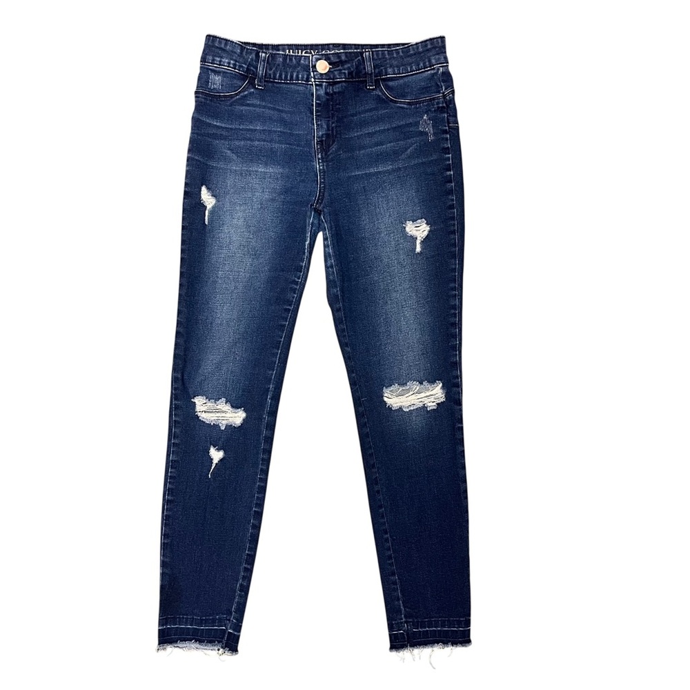 Juicy Couture dark wash skinny jeans